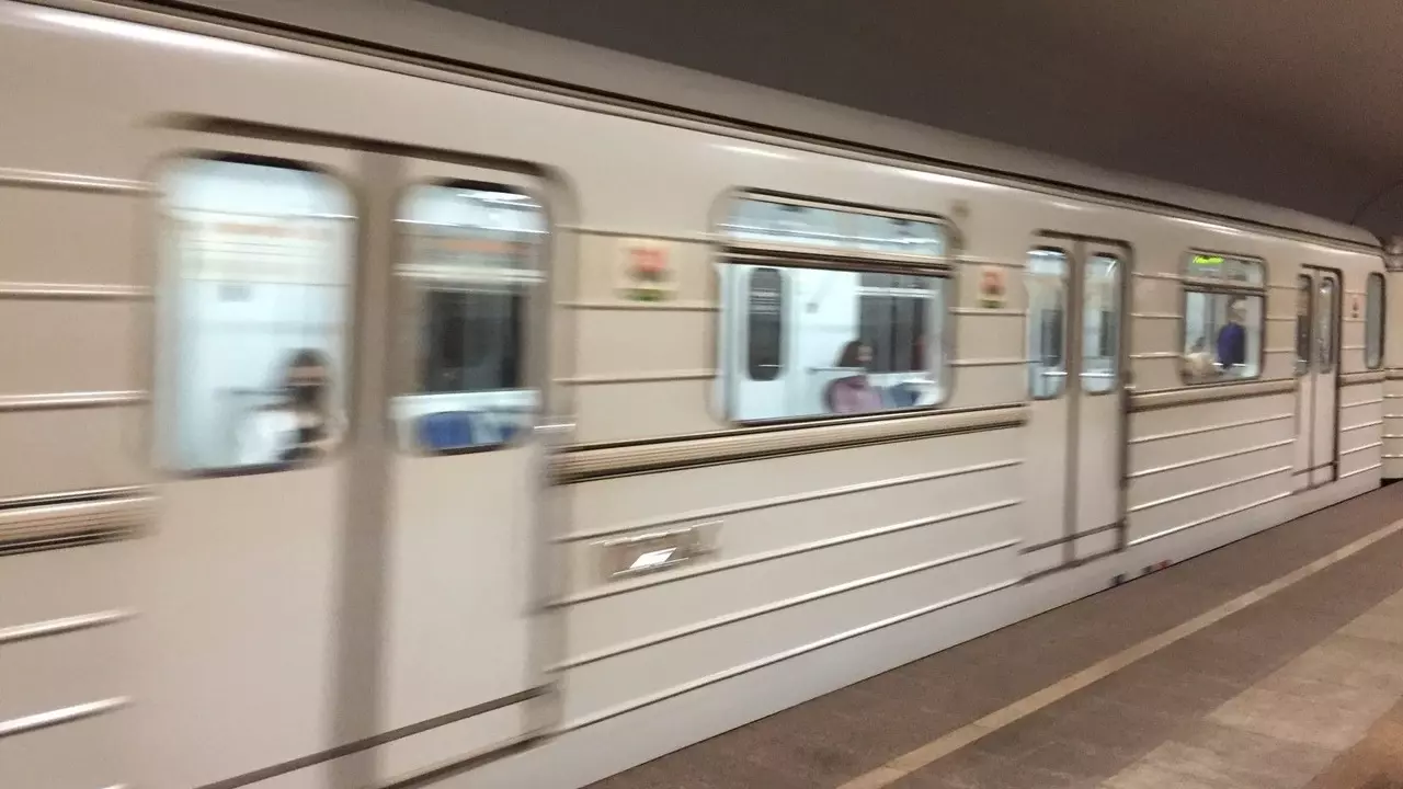 Вагон с пассажирами встал между станциями метро